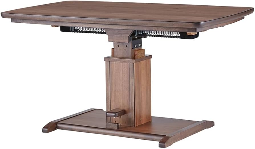 Amazon.co.jp : ディノス こたつ こたつテーブル 天然木仕上げの昇降式